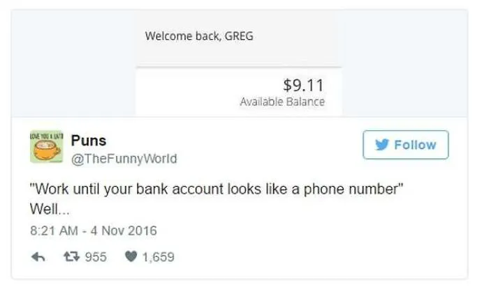 30 Funny Tweets From People Who Embrace Being Broke As Hell