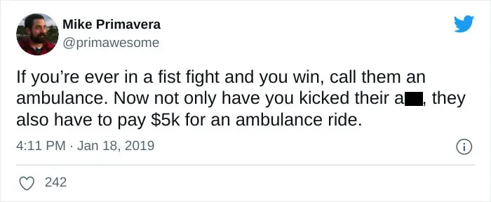 If You’re Ever In A Fist Fight