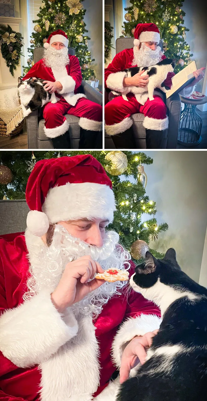 I Had A Guy Come Dressed As Santa To Take Photos With My Baby Because I’ve Completely Lost My Mind
