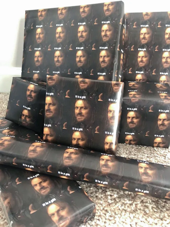 Started Wrapping Christmas Presents Early This Year. Thought You All Would Enjoy