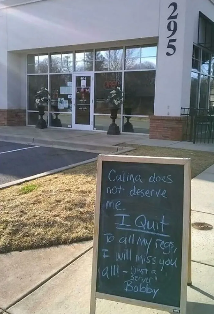 My Friend Quit His Job Yesterday