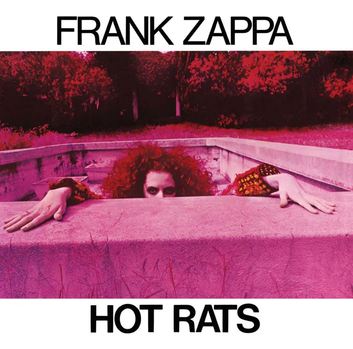 Album cover showing a figure with red hair emerging from an empty pool.
