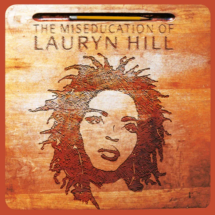 Greatest album covers: The Miseducation of Lauryn Hill features a wood etching of her face, pencil above.