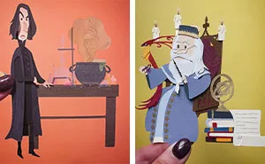 27 Paper Art Creations Based On Harry Potter Characters Done By Me