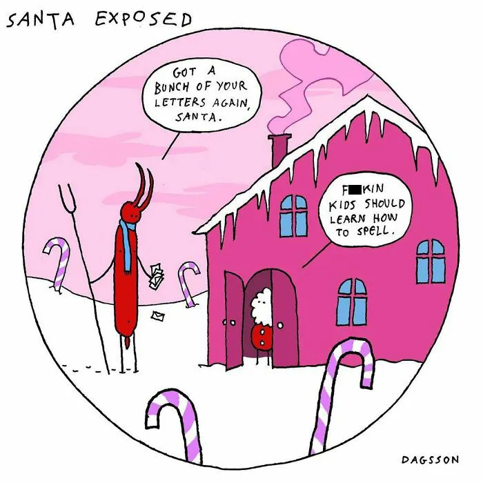 Icelandic Cartoonist Reveals His Grim Sense Of Humor, And Here Are 40 Cartoons To Prove It (New Pics)