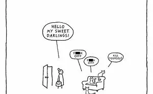 Icelandic Cartoonist Reveals His Grim Sense Of Humor, And Here Are 40 Cartoons To Prove It (New Pics)
