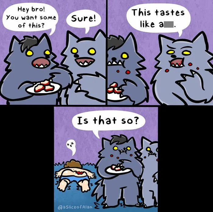 47 Funny "Slice Of Alan" Comics With Cheeky Humor And Dark Twists