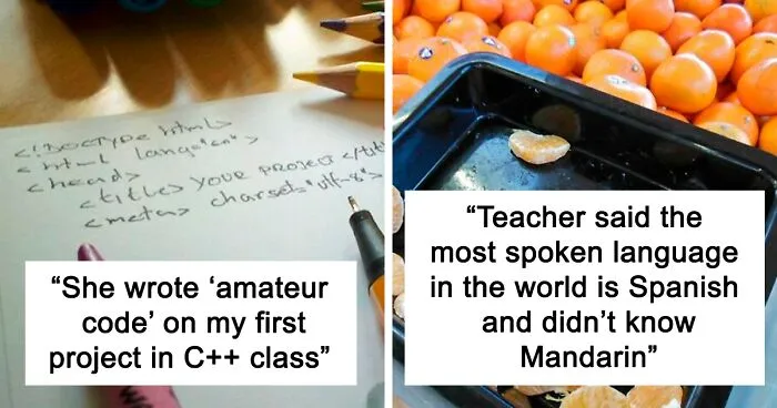 Someone In This Online Group Asked “What Is The Moment When You Realized, ‘My Teacher Is An Idiot?’” And 30 Folks Delivered