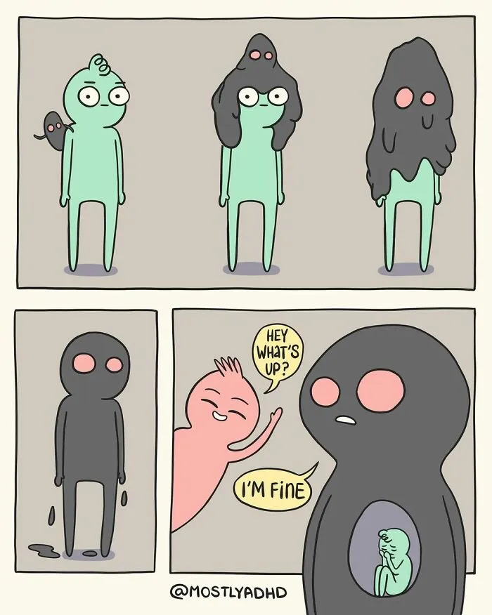 Life With ADHD Illustrated In 24 Comics By This Artist