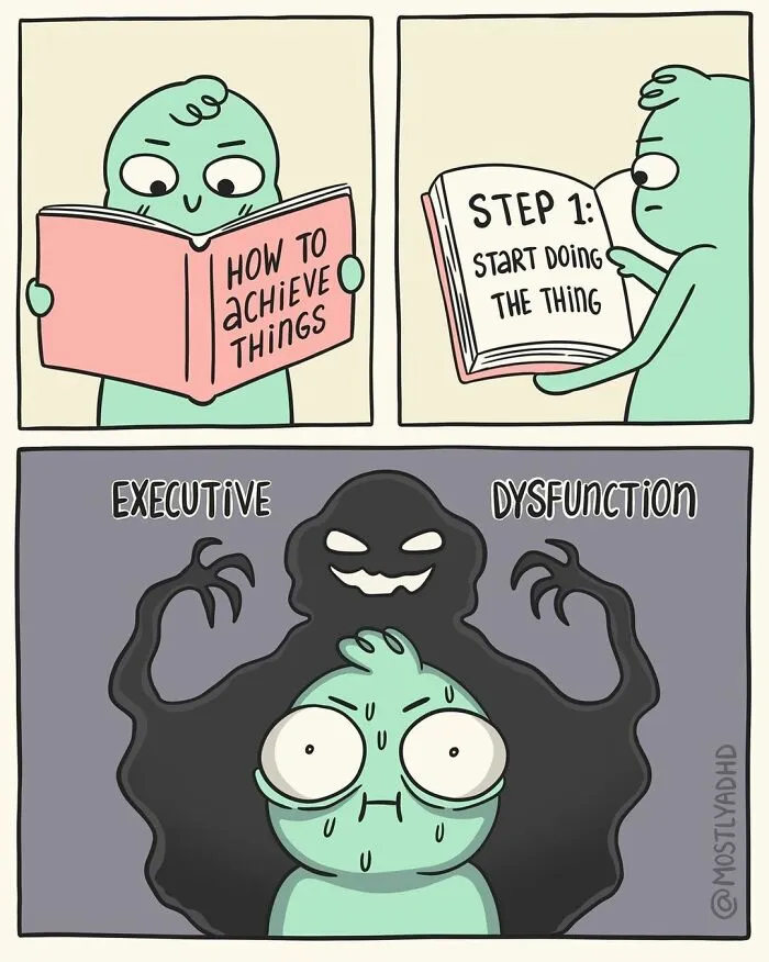Life With ADHD Illustrated In 24 Comics By This Artist