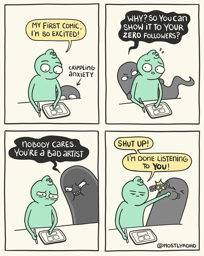Life With ADHD Illustrated In 24 Comics By This Artist