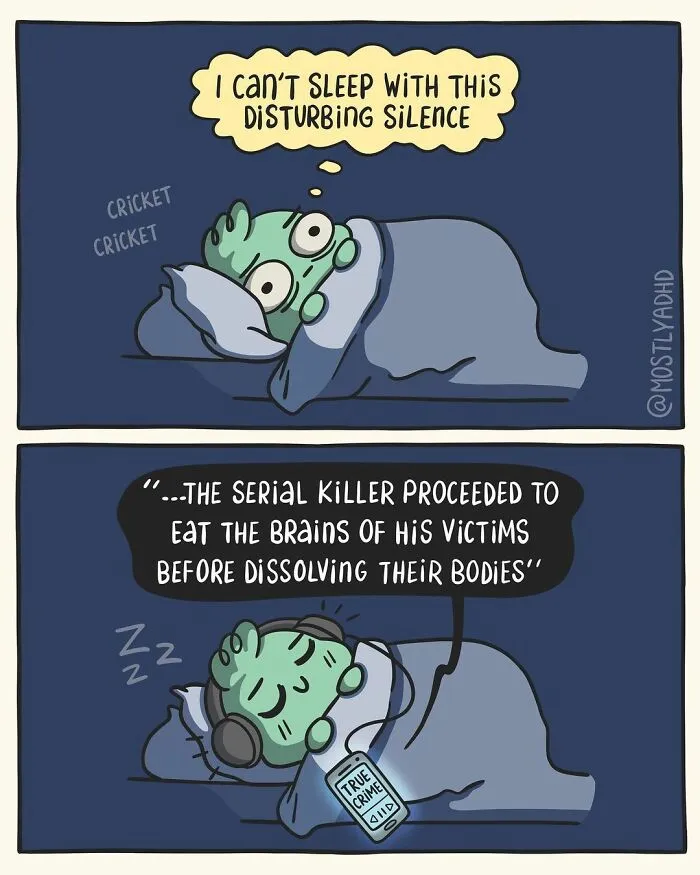 Life With ADHD Illustrated In 24 Comics By This Artist