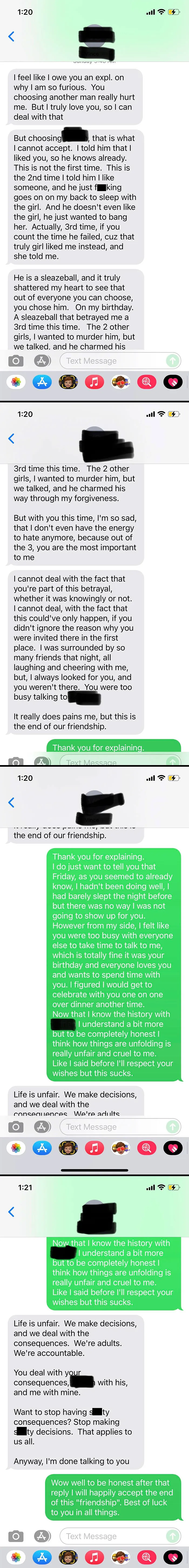 Posted Byu/Cecinestpasunlogin 23 Days Ago Silver2 Reaction From “Friend” Of 5 Years To Me Leaving A Party With A Ons- Additional Context In Comments