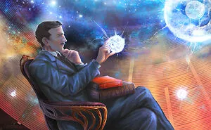 I Painted Nikola Tesla (4 Pics)