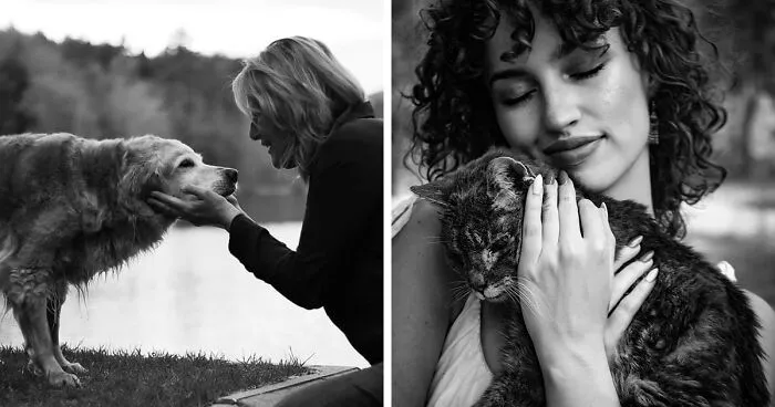 This Photographer Captures The Touching Moments Of People Saying Goodbye To Their Pets (17 Pics)