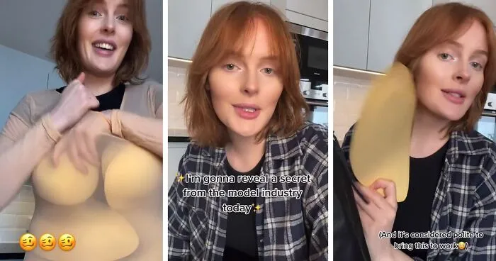 Model Reveals A Secret Of How Plus Size Models Have Slim Faces In Photos And It’s Just Slimmer Models Wearing Fat Suits
