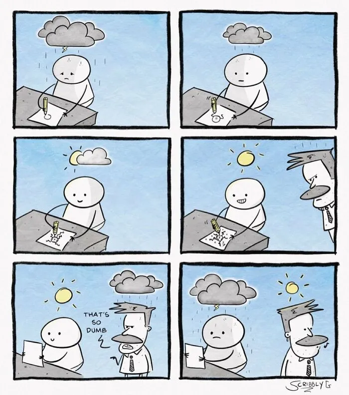 Artist Makes Funny Comics With Unexpected Endings And A Pinch Of Dark Humor (27 New Pics)