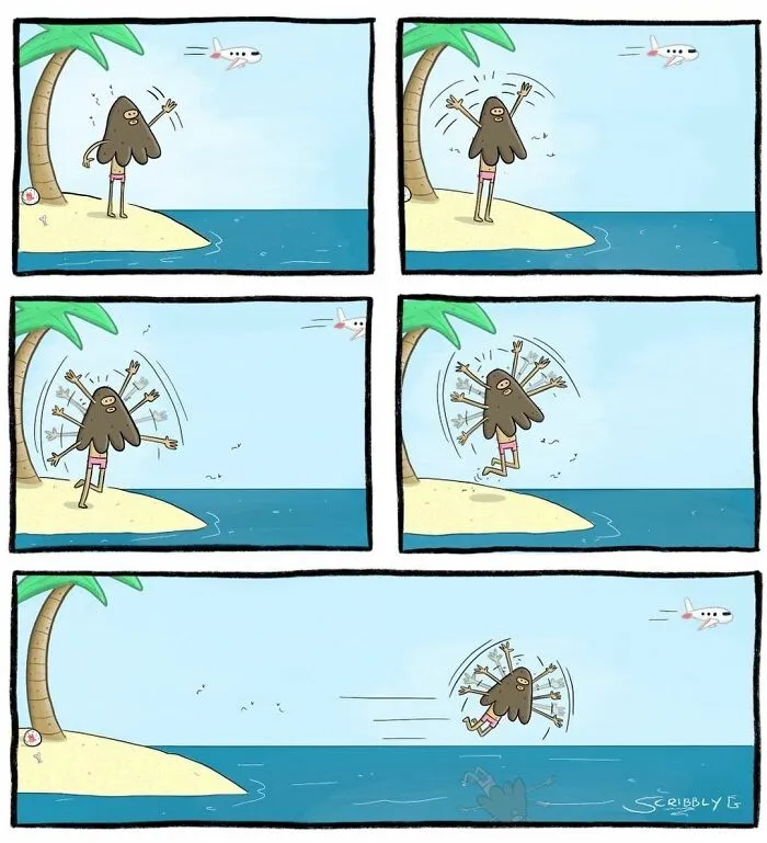 Artist Makes Funny Comics With Unexpected Endings And A Pinch Of Dark Humor (27 New Pics)