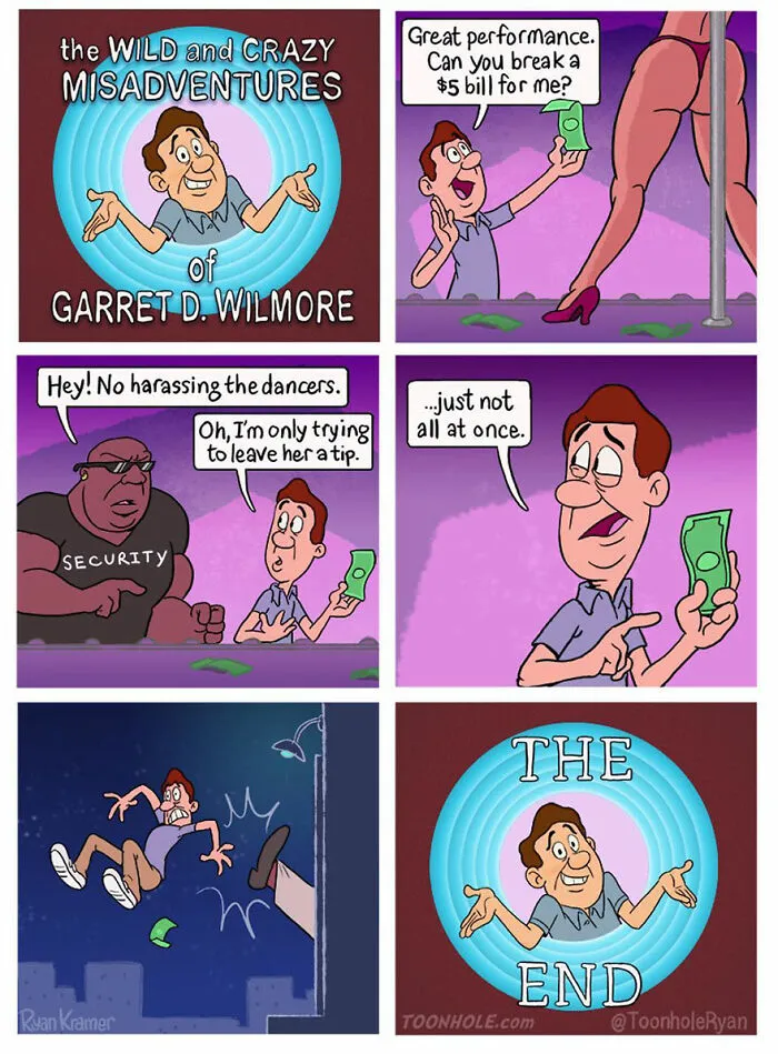 40 New  Hilarious Comics With Dark Sense Of Humor By Ryan Kramer
