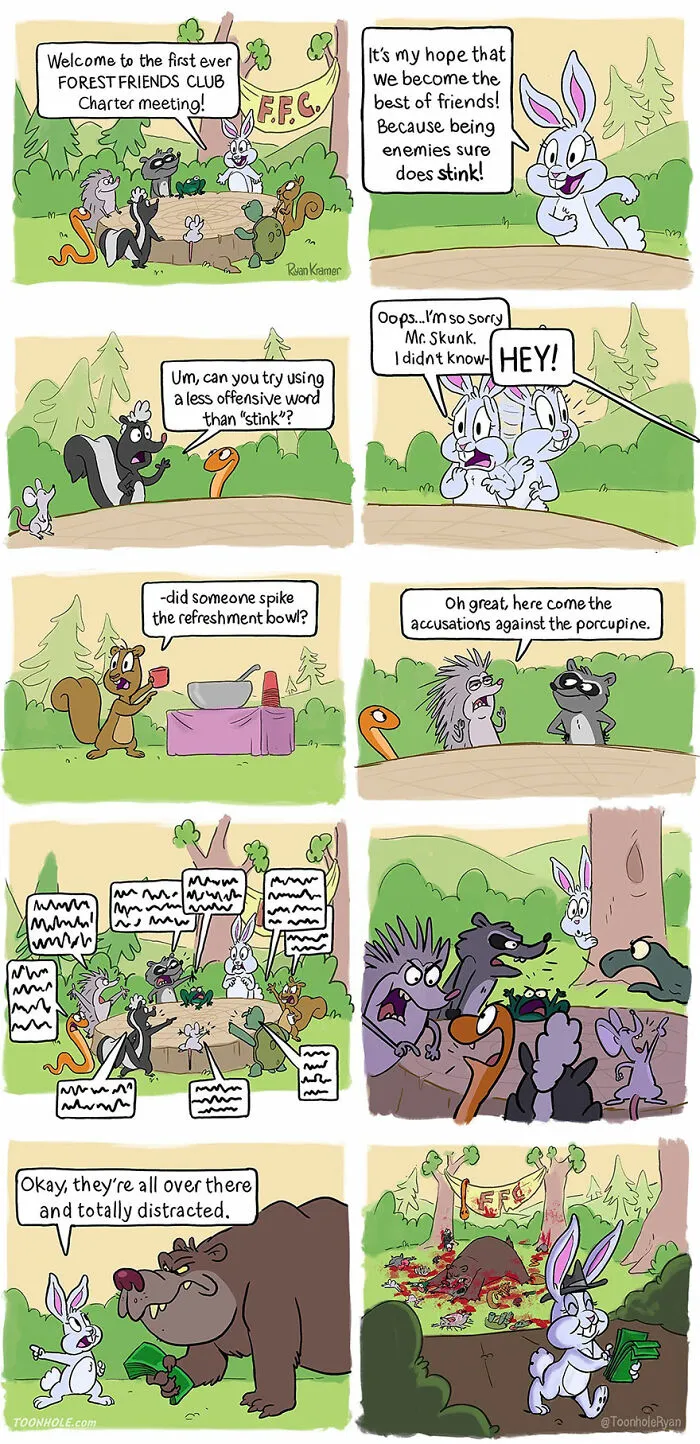 40 New  Hilarious Comics With Dark Sense Of Humor By Ryan Kramer