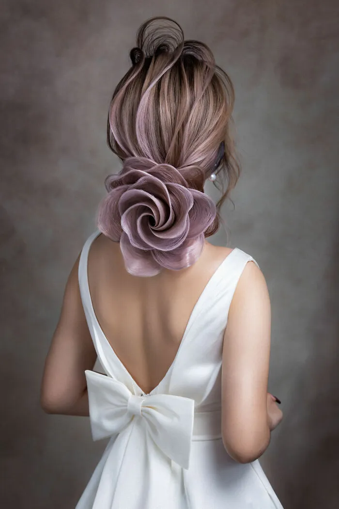 This Vietnamese Hairstylist Creates Intricate Hairstyles That Sometimes Take Up To 2-3 Months To Finish (37 Pics)