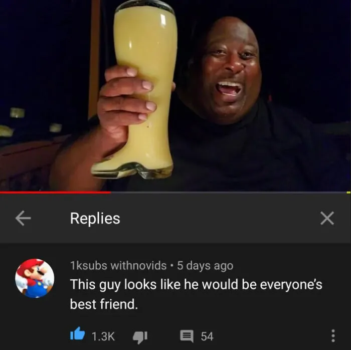 He Really Does.