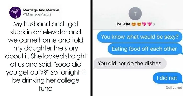 50 Funny And Spot-On Posts From The "Marriage And Martinis" IG Page