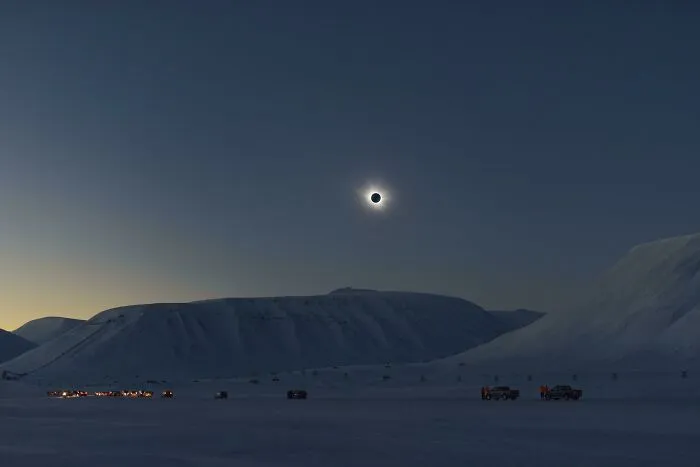 Solar Eclipse Over The Artic. Image By Dr. Miloslav Druckmüller