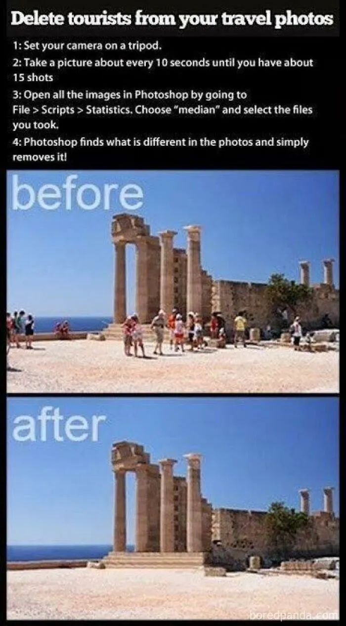 How To Delete All The Tourists From Your Travel Photos With Ease