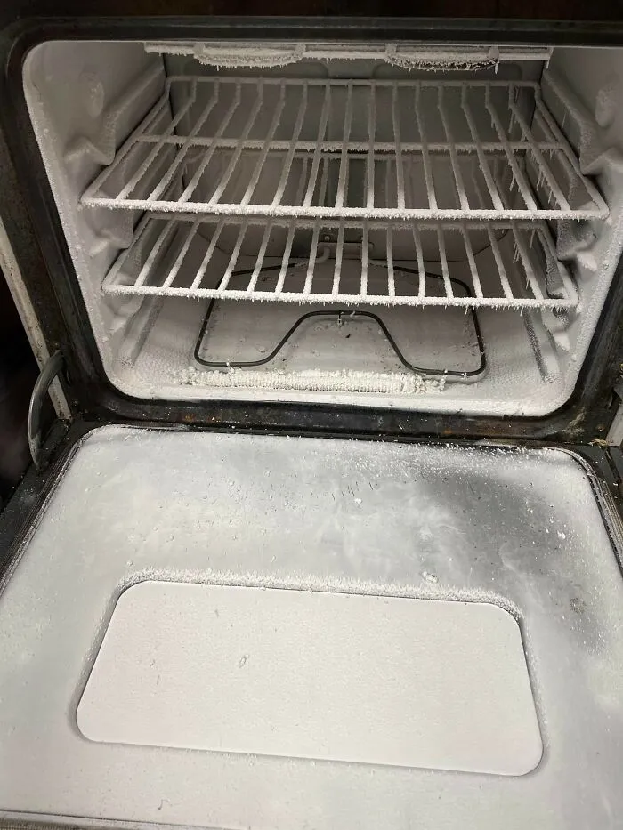 Mi madre encendió su horno sin recordar que tenía protectores de silicona para las rejillas