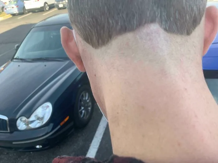 When The Stylist Says "I'm Having A Tough Time With Your Hair Line"