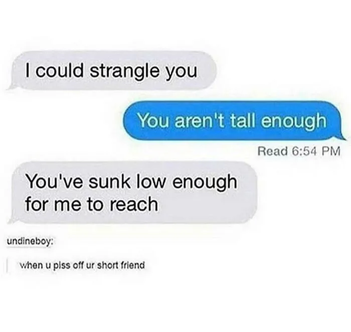 As A Tall Guy Whooo That One Even Hurt Me