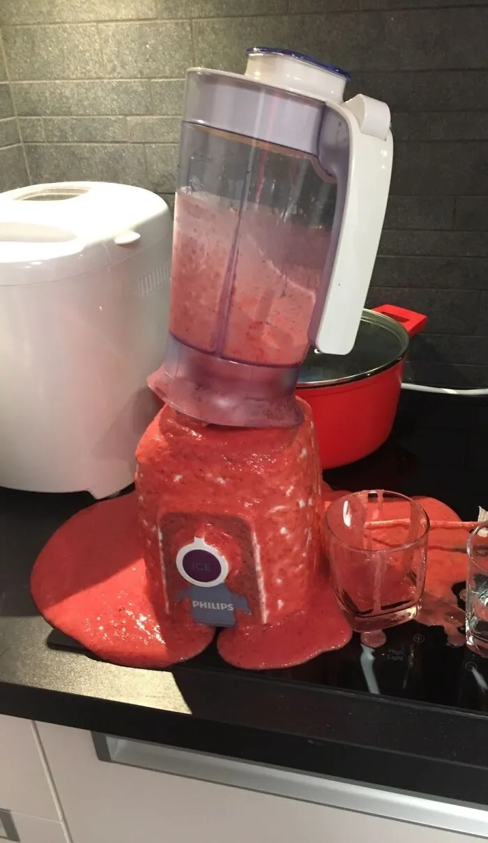 Preparando un batido