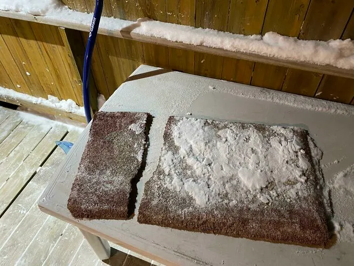 It’s Been So Cold, I Snapped My Welcome Mat