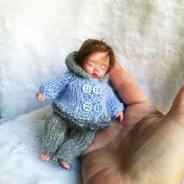 I Create Tiny And Realistic Looking Silicone Baby Dolls, And Here Are The Best 31 Pics