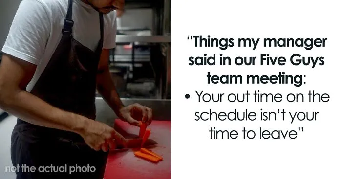 Employee Shares The Wildest Rules That The 'Five Guys' Manager Expects Everybody To Follow