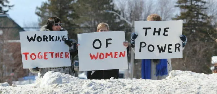 Working Together. Of Women. The Power