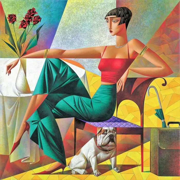 Post-Soviet Visual. "The Return" Painting By Georgy Kurasov, Russia, 2005