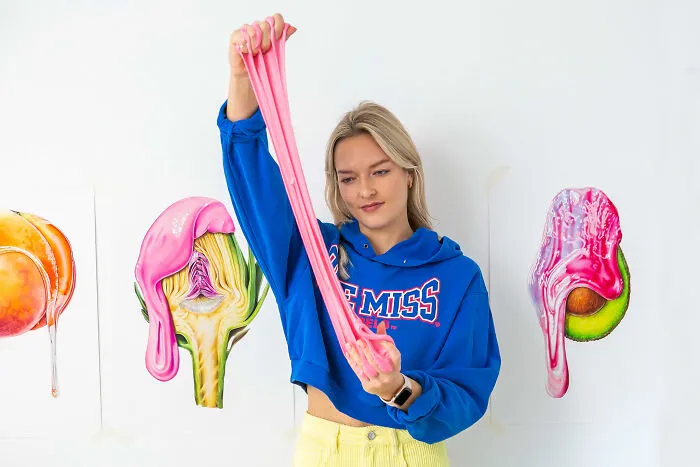 Introducing The "Slime Series": I Work With Slime To Create Hyper-Real, Hand-Drawn Artworks (9 Pics)