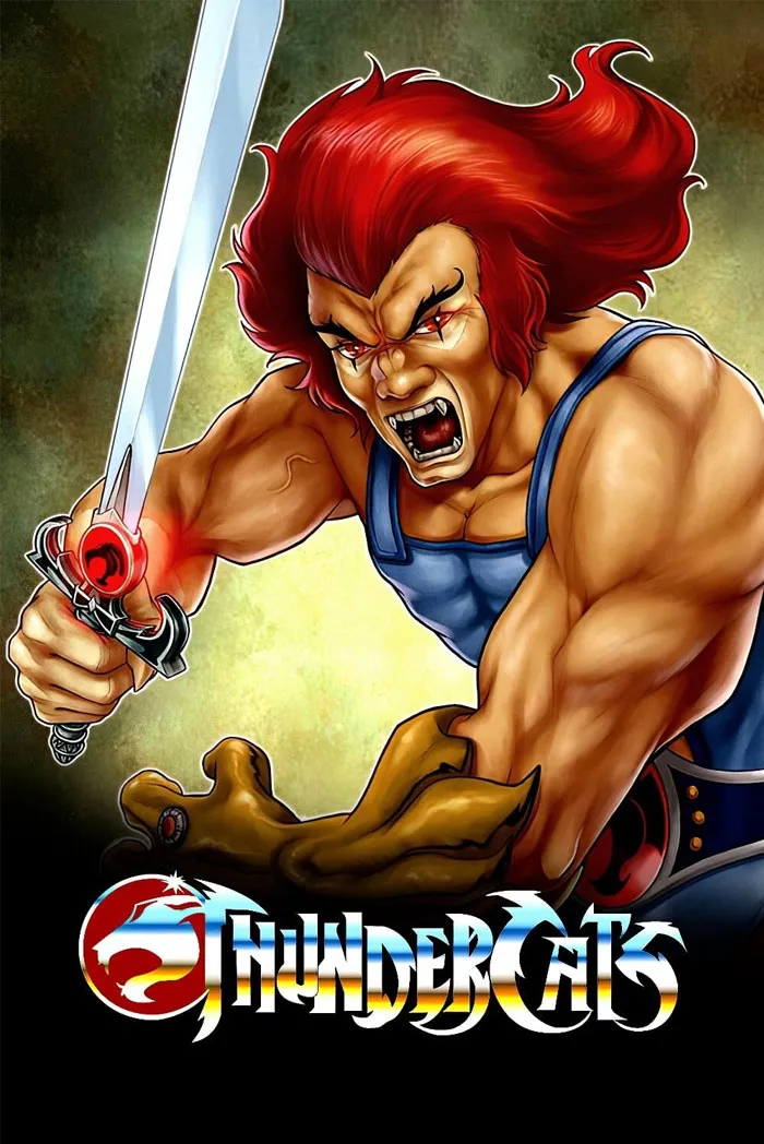 Animated character with a sword from a popular '90s cartoon.