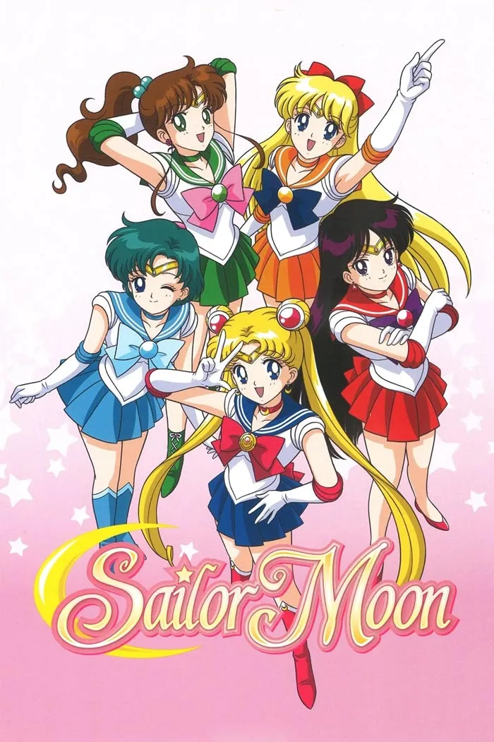 Characters from a popular '90s cartoon in colorful costumes posing energetically.