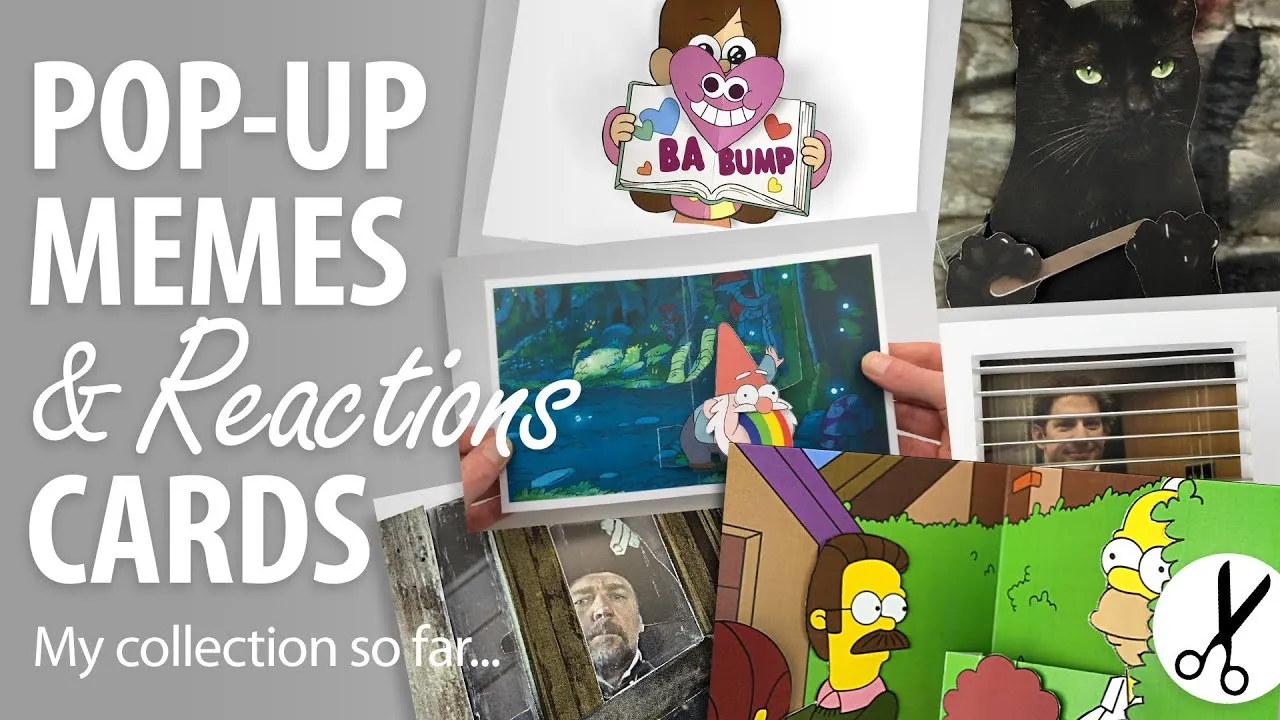 I Like To Make Pop-Up Meme Cards