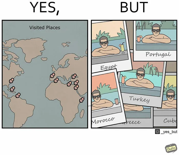 "Yes, But": Artist Draws A Series Of Sarcastic Comics That Show How Contradictory Society Is (22 New Pics)