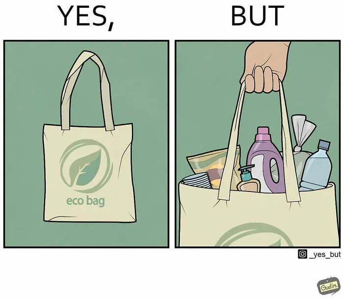 "Yes, But": Artist Draws A Series Of Sarcastic Comics That Show How Contradictory Society Is (22 New Pics)