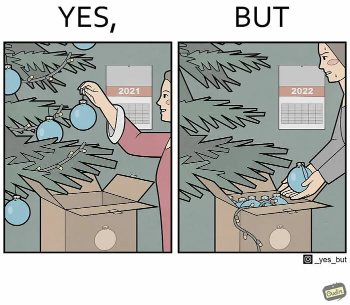"Yes, But": Artist Draws A Series Of Sarcastic Comics That Show How Contradictory Society Is (22 New Pics)
