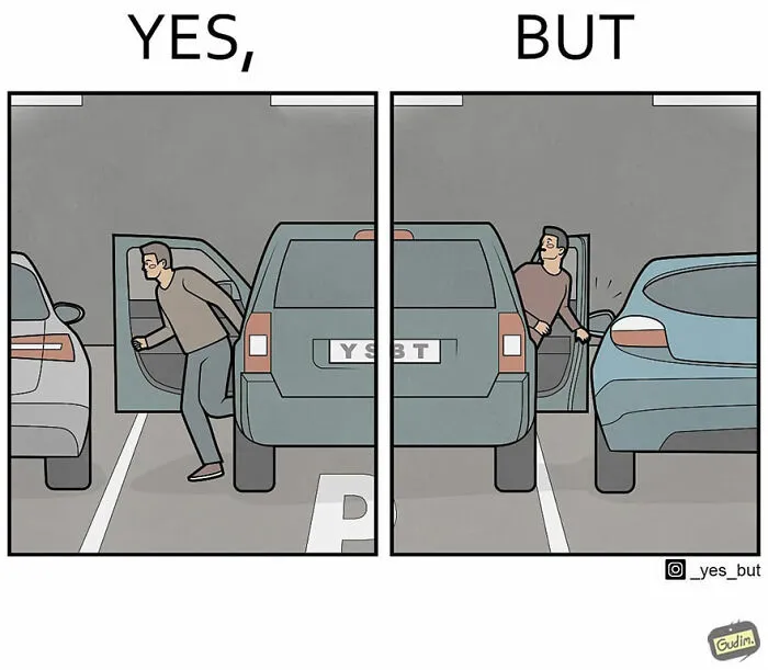 "Yes, But": Artist Draws A Series Of Sarcastic Comics That Show How Contradictory Society Is (22 New Pics)
