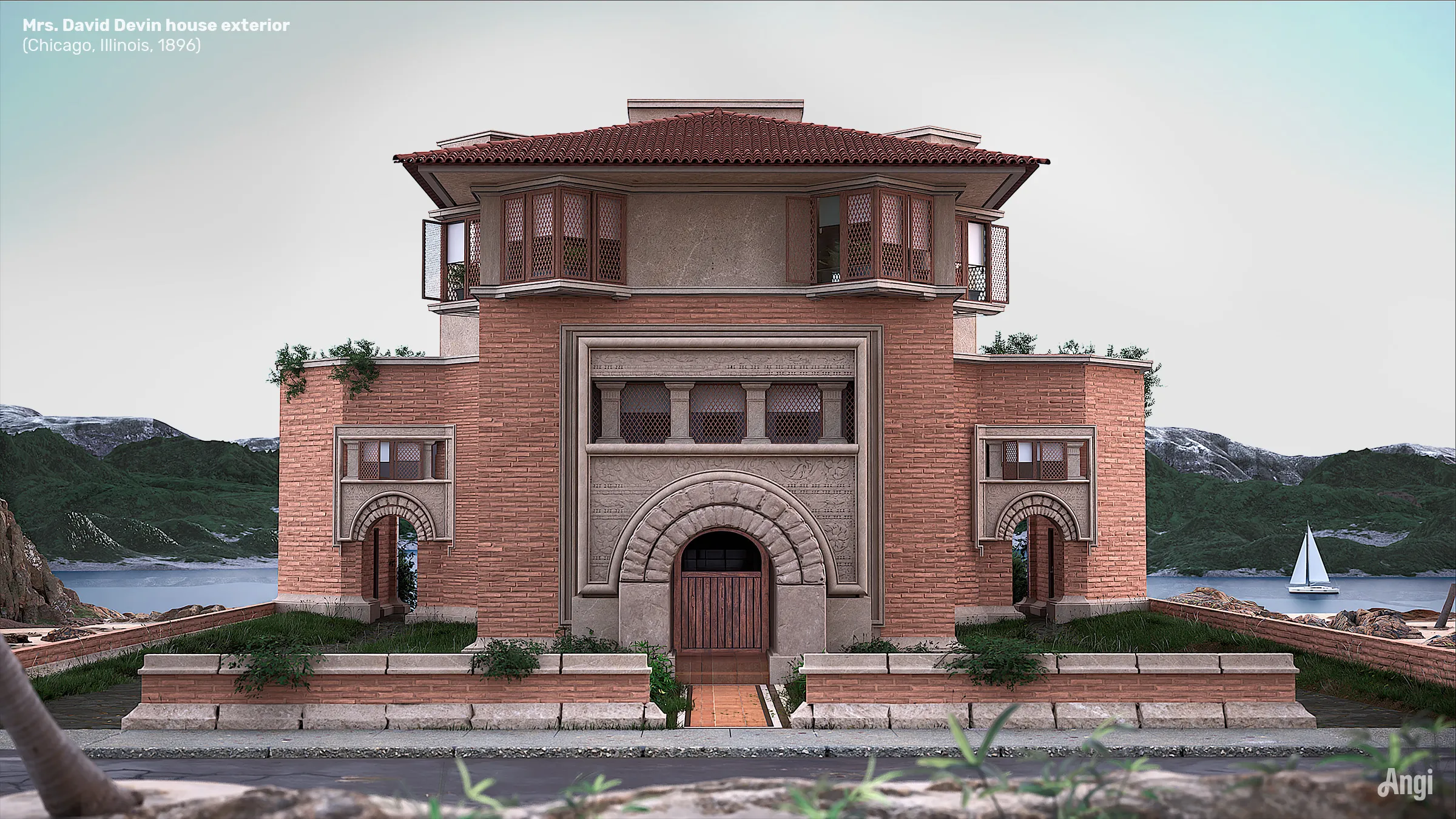 See Frank Lloyd Wright's Unbuilt Houses Reconstructed In 3D
