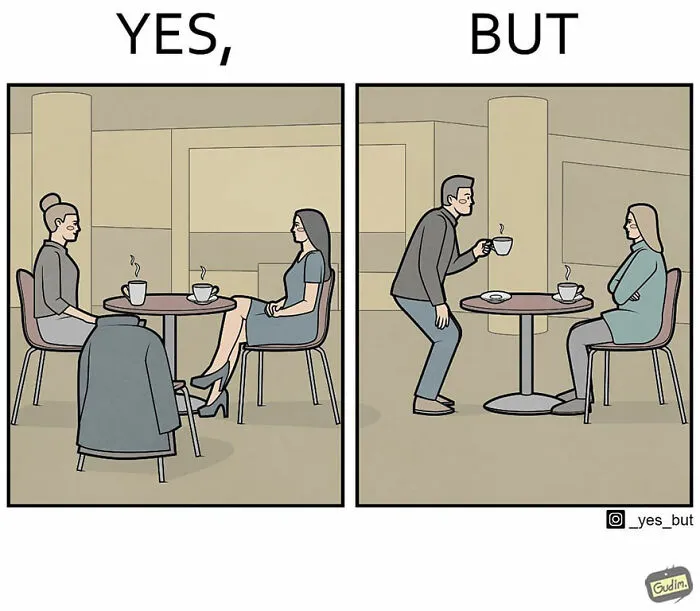 "Yes, But": Artist Draws A Series Of Sarcastic Comics That Show How Contradictory Society Is (22 New Pics)