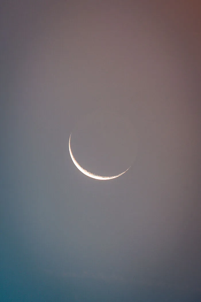 February 2021 – The Moon. Shot From My Balcony, Bochum