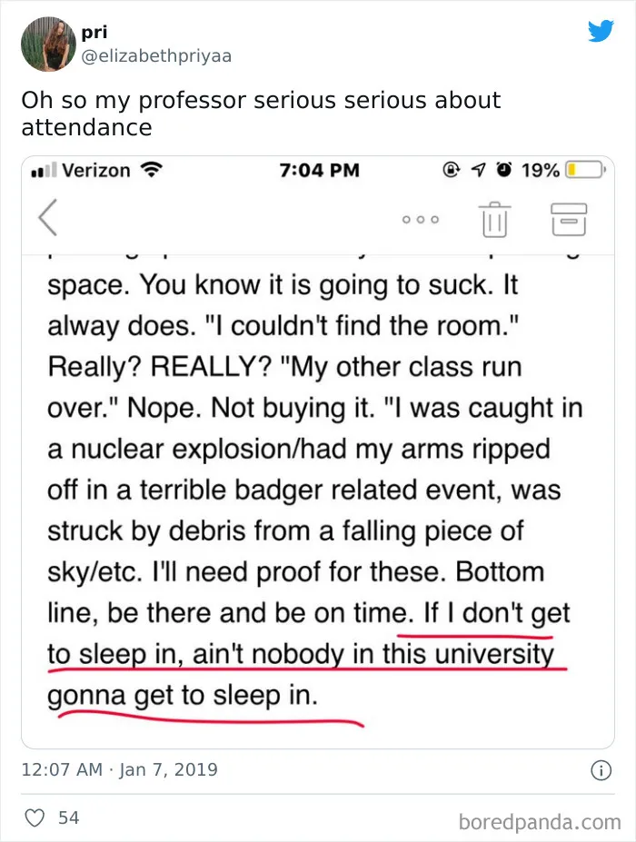30 Hilarious Times College Students Got The Wildest Emails From Their Professors